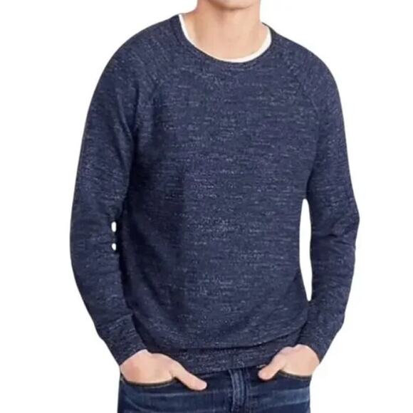 J.Crew Raglan Budded Crewneck Sweater in Blue size L - Picture 1 of 5